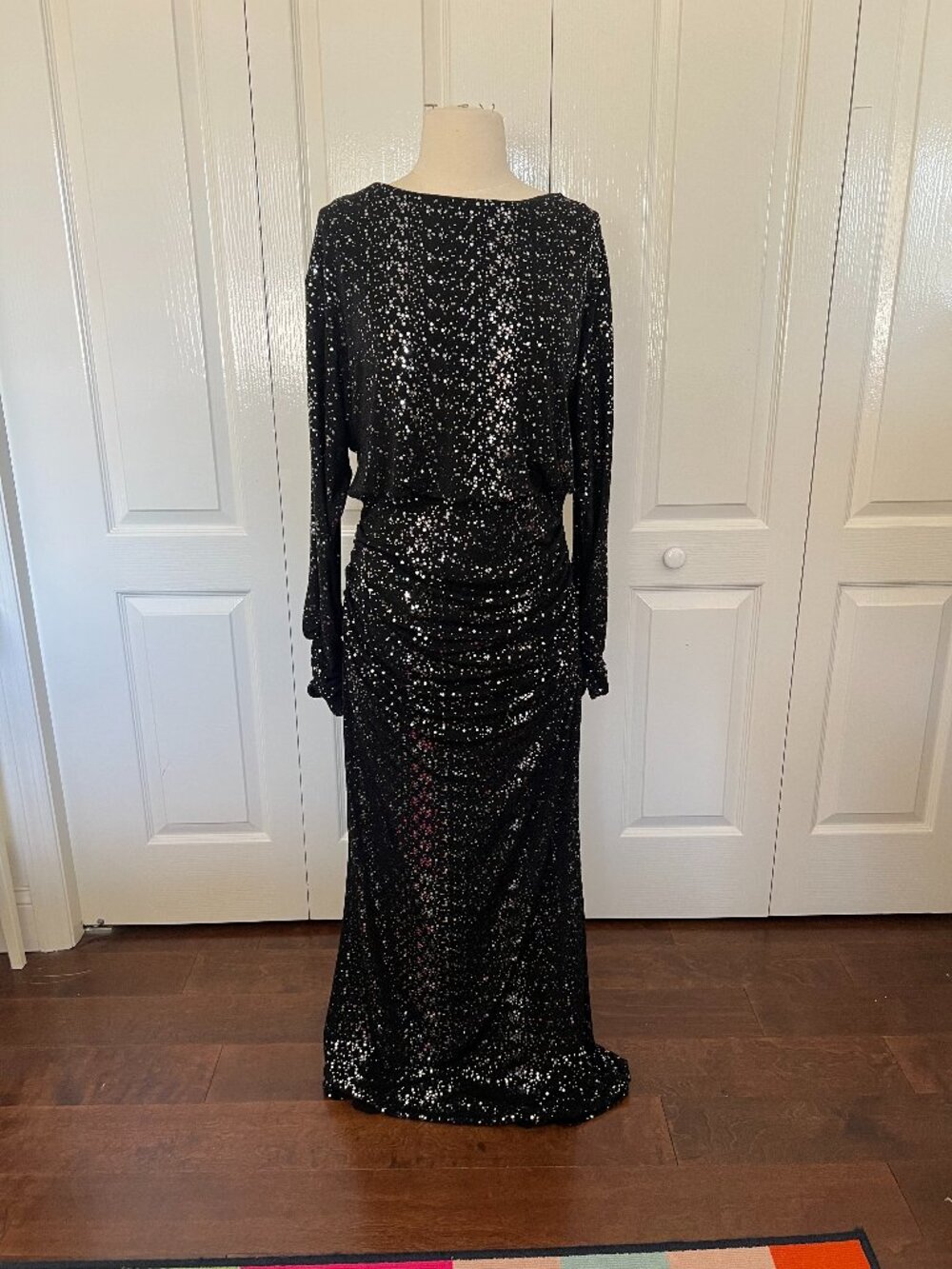 Vince Camuto Black Sparkly formal dress